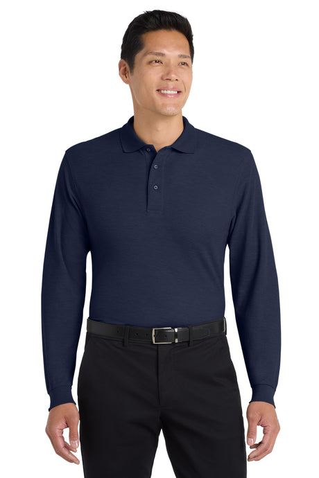 Port Authority K500LS Silk Touch Long Sleeve Polo Wholesale Blank