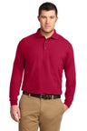Port Authority K500LS Silk Touch Long Sleeve Polo | Wholesale Blank
