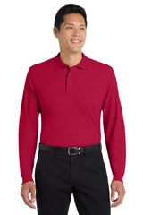 Port Authority K500LS Silk Touch Long Sleeve Polo Wholesale Blank