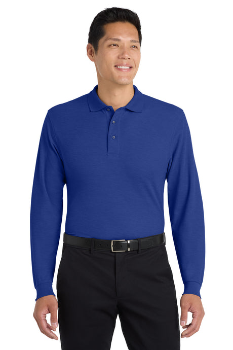 Port Authority K500LS Silk Touch Long Sleeve Polo Wholesale Blank