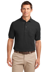 Port Authority K500P Silk Touch Polo with Pocket Wholesale Blank