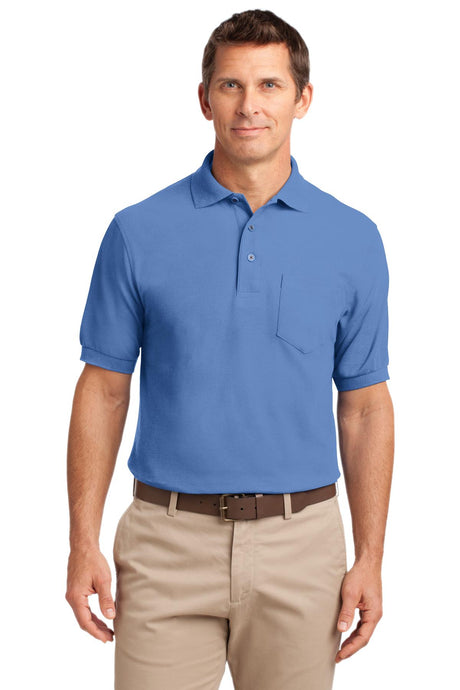 Port Authority K500P Silk Touch Polo with Pocket Wholesale Blank