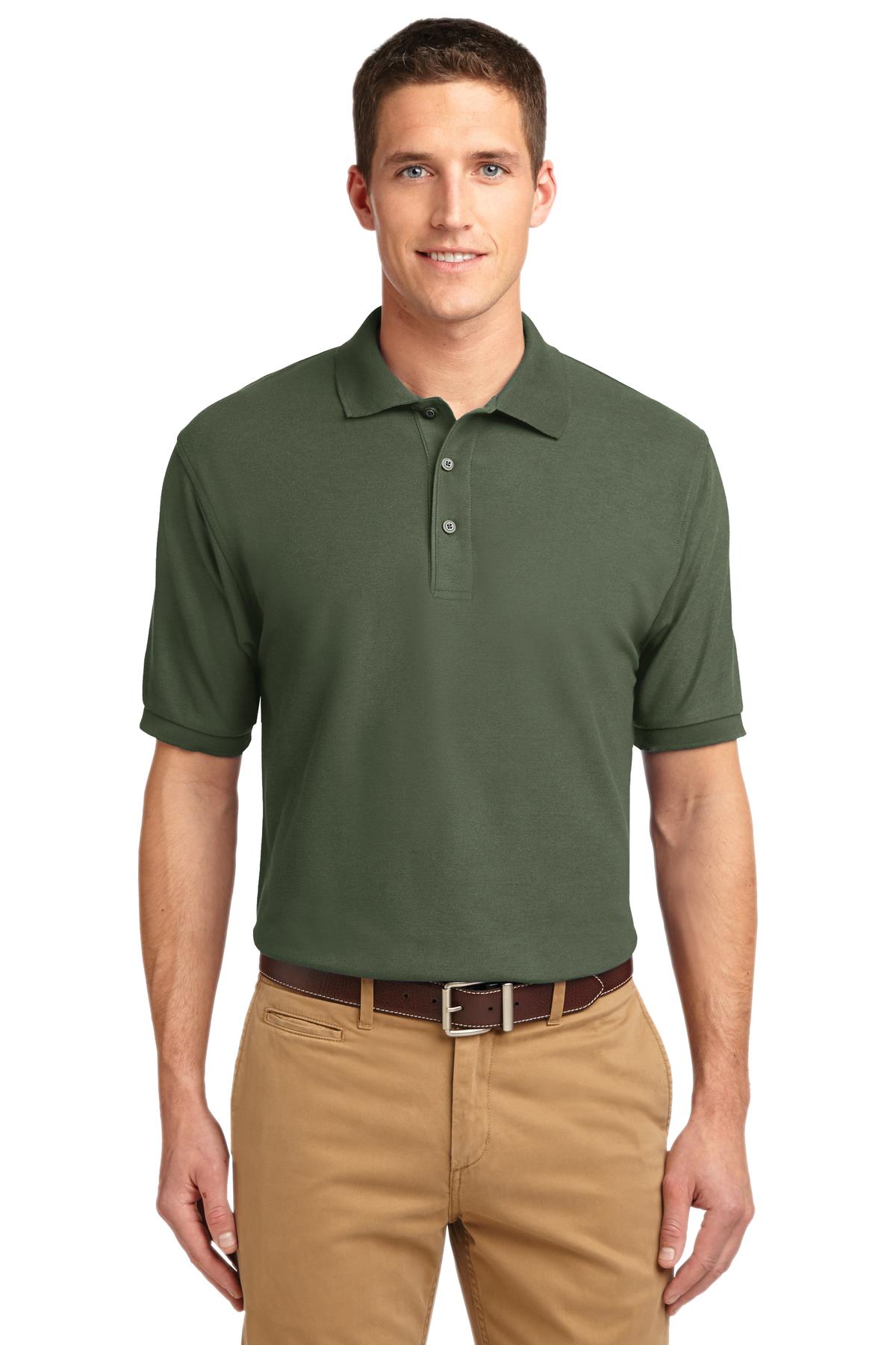 Port Authority ® Silk Touch™ Polo K500 - Clover Green - Port Authority K500 Polos/Knits Port Authority