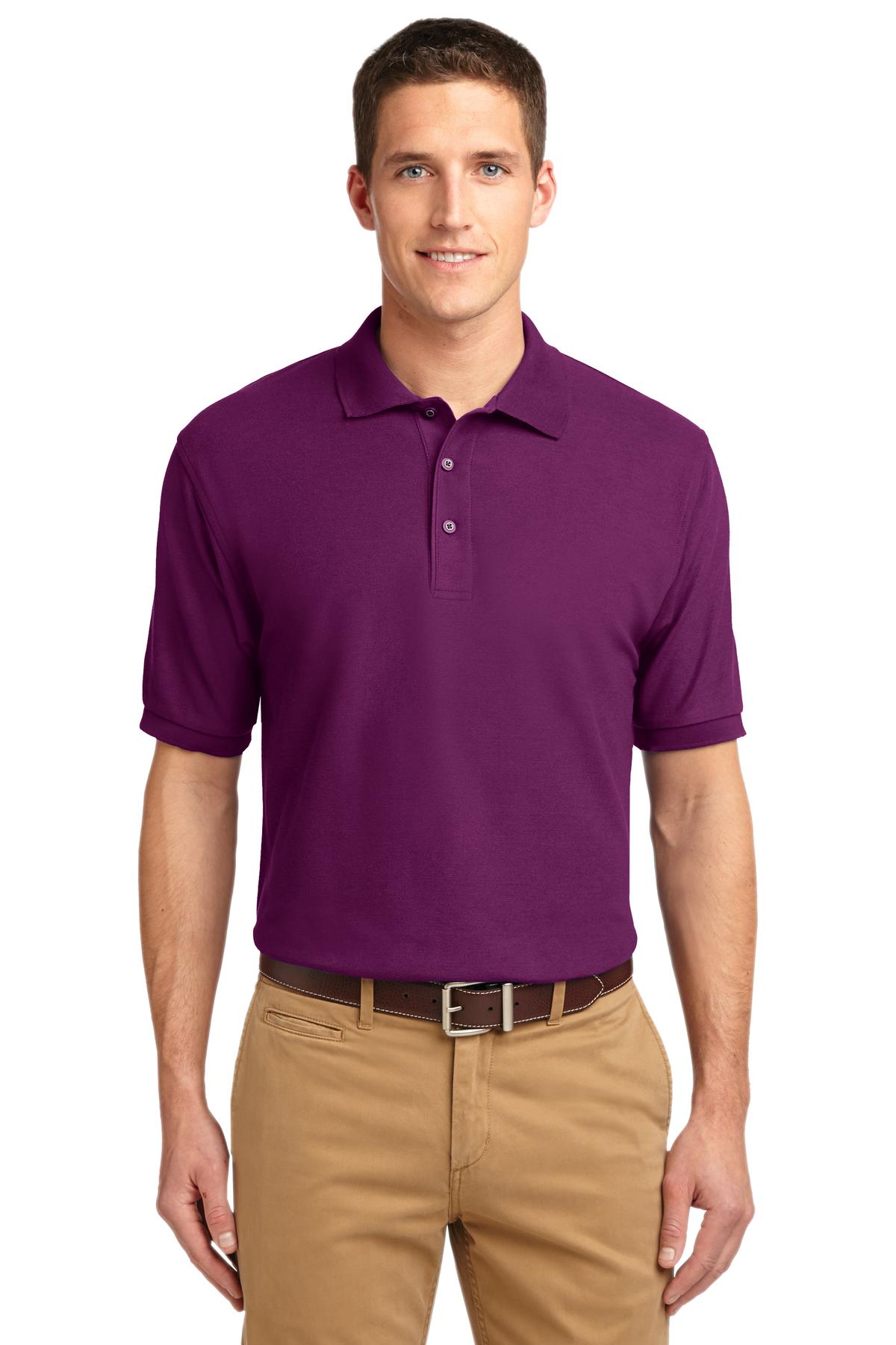 Port Authority ® Silk Touch™ Polo K500 - Deep Berry - Port Authority K500 Polos/Knits Port Authority Deep Berry XS