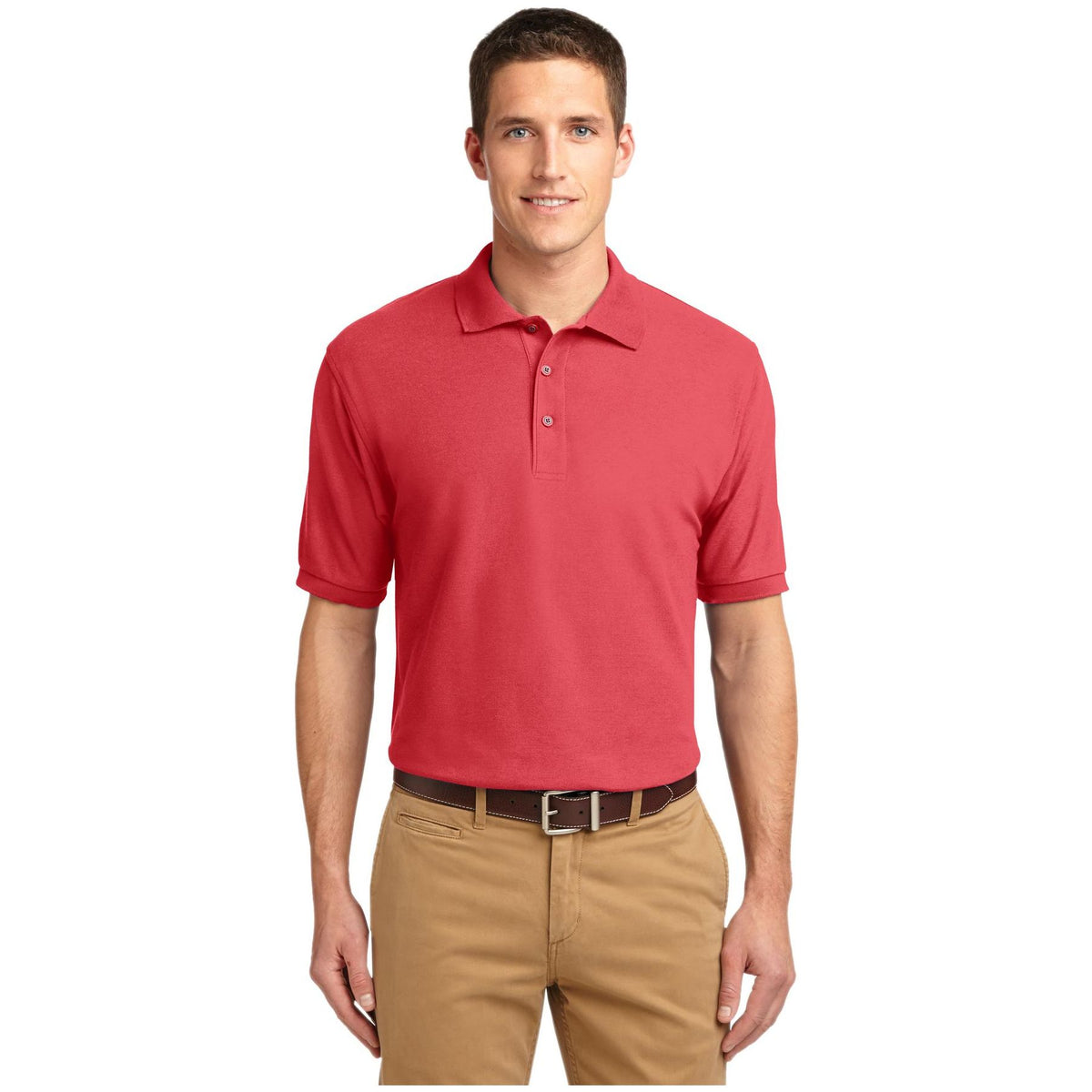 Port Authority ® Extended Size Silk Touch™ Polo K500ES - Port Authority K500ES Polos/Knits Port Authority