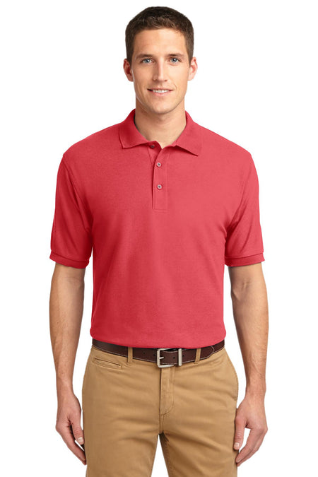 Port Authority ® Silk Touch™ Polo K500 - Hibiscus - Port Authority K500 Polos/Knits Port Authority