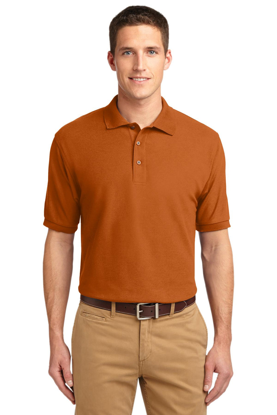 Port Authority ®  Silk Touch™ Polo K500 - Texas Orange - Port Authority K500