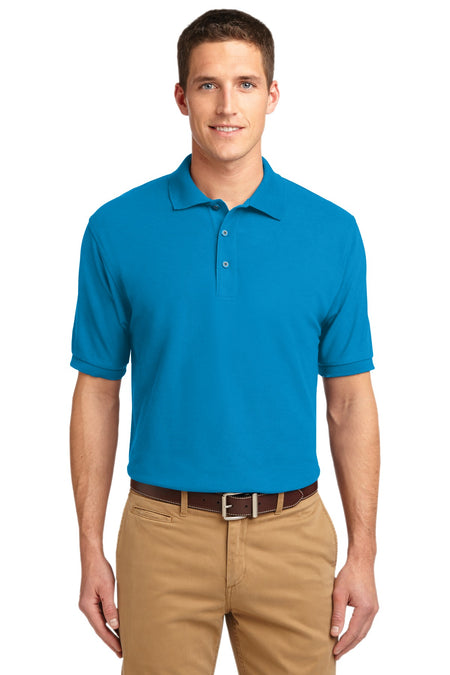 Port Authority ® Silk Touch™ Polo K500 - Turquoise - Port Authority K500 Polos/Knits Port Authority Turquoise XS