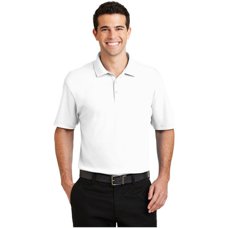 Port Authority ® Silk Touch ™ Interlock Performance Polo. K5200 - Port Authority K5200 Polos/Knits Port Authority White XS