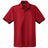 Men's Dry Zone Colorblock Ottoman Polo Polos/Knits DRI-EQUIP Engine Red / Black X-Small