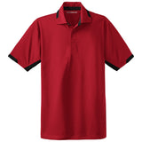 Men's Dry Zone Colorblock Ottoman Polo Polos/Knits DRI-EQUIP Engine Red / Black X-Small