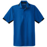 Men's Dry Zone Colorblock Ottoman Polo Polos/Knits DRI-EQUIP Royal Blue / Black X-Small