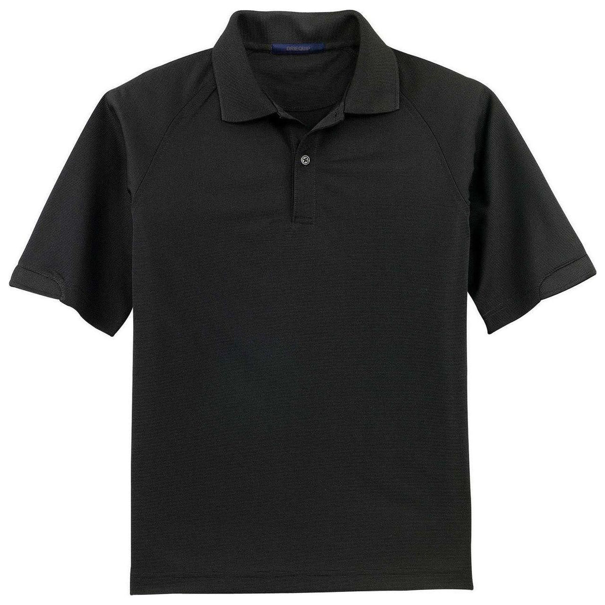 Dri-Equip UV Resistant Honeycomb Texture Polo DRI-EQUIP Black X-Small