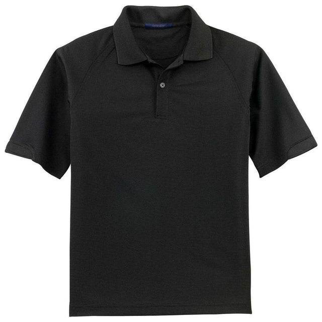 Dri-Equip UV Resistant Honeycomb Texture Polo DRI-EQUIP Black X-Small