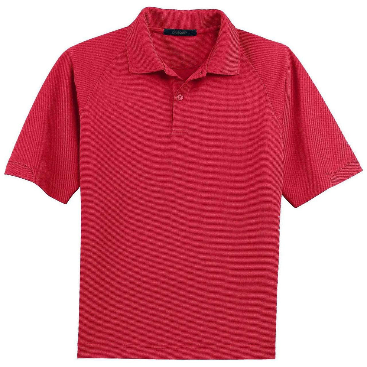 Dri-Equip UV Resistant Honeycomb Texture Polo DRI-EQUIP Deep Red X-Small