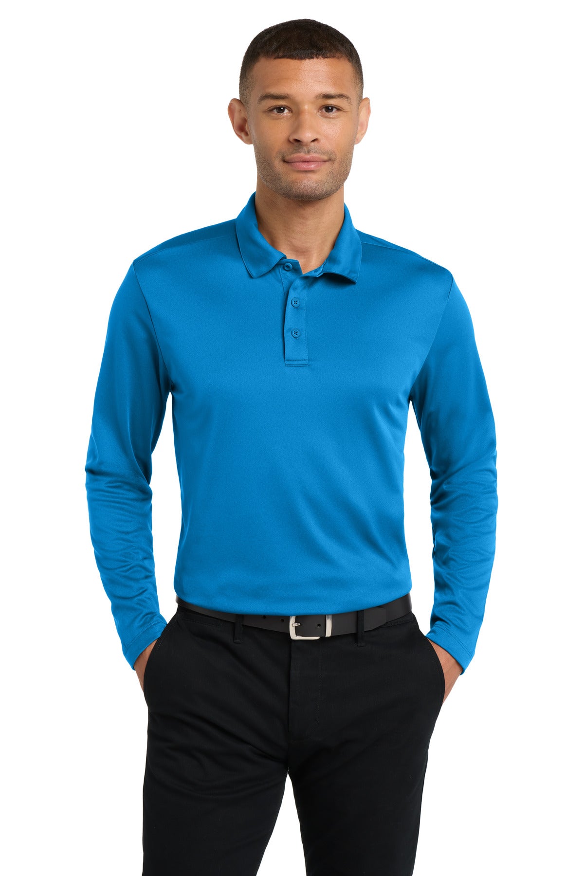 Port Authority ®  Silk Touch™ Performance Long Sleeve Polo. K540LS - Port Authority K540LS