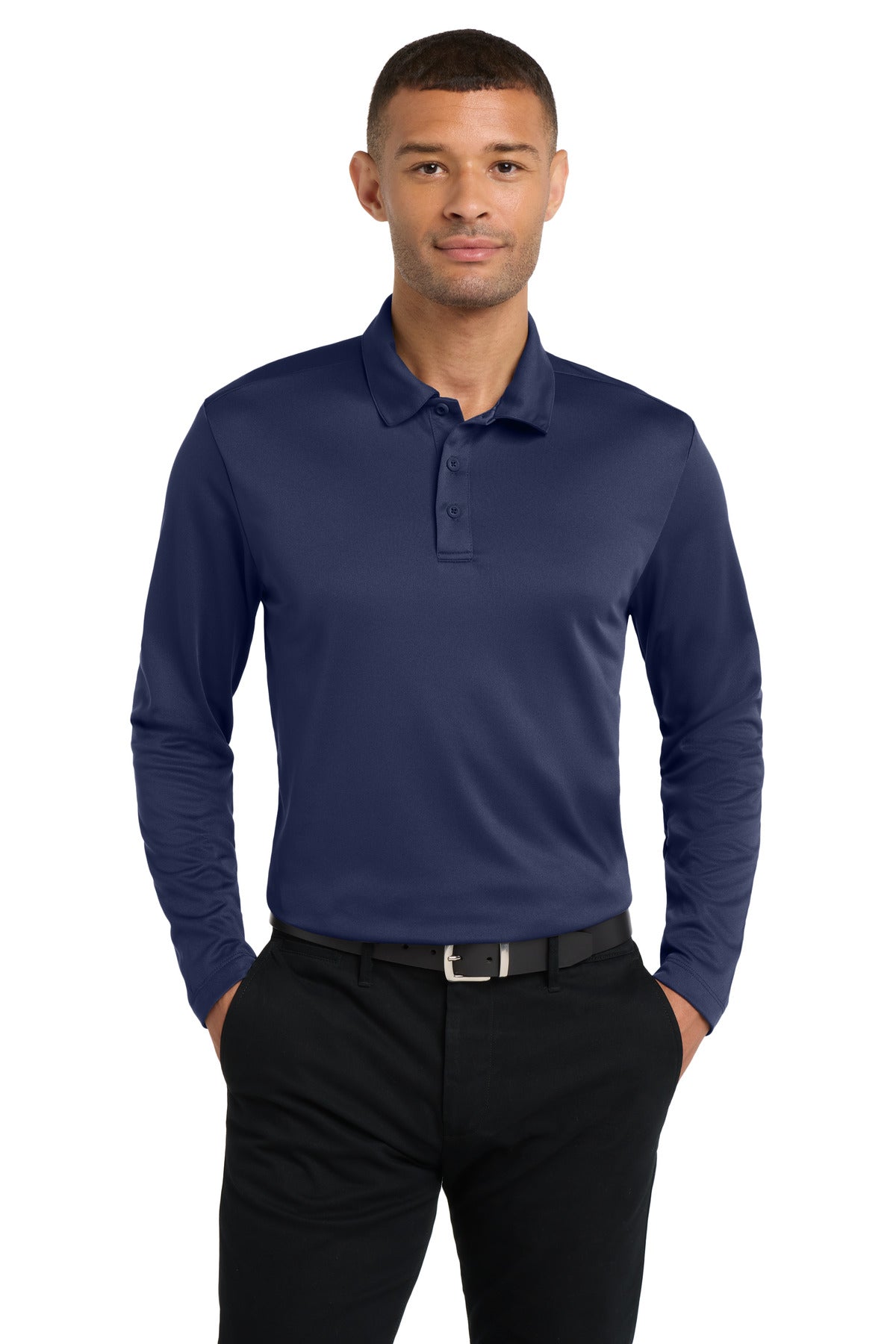 Port Authority ®  Silk Touch™ Performance Long Sleeve Polo. K540LS - Port Authority K540LS