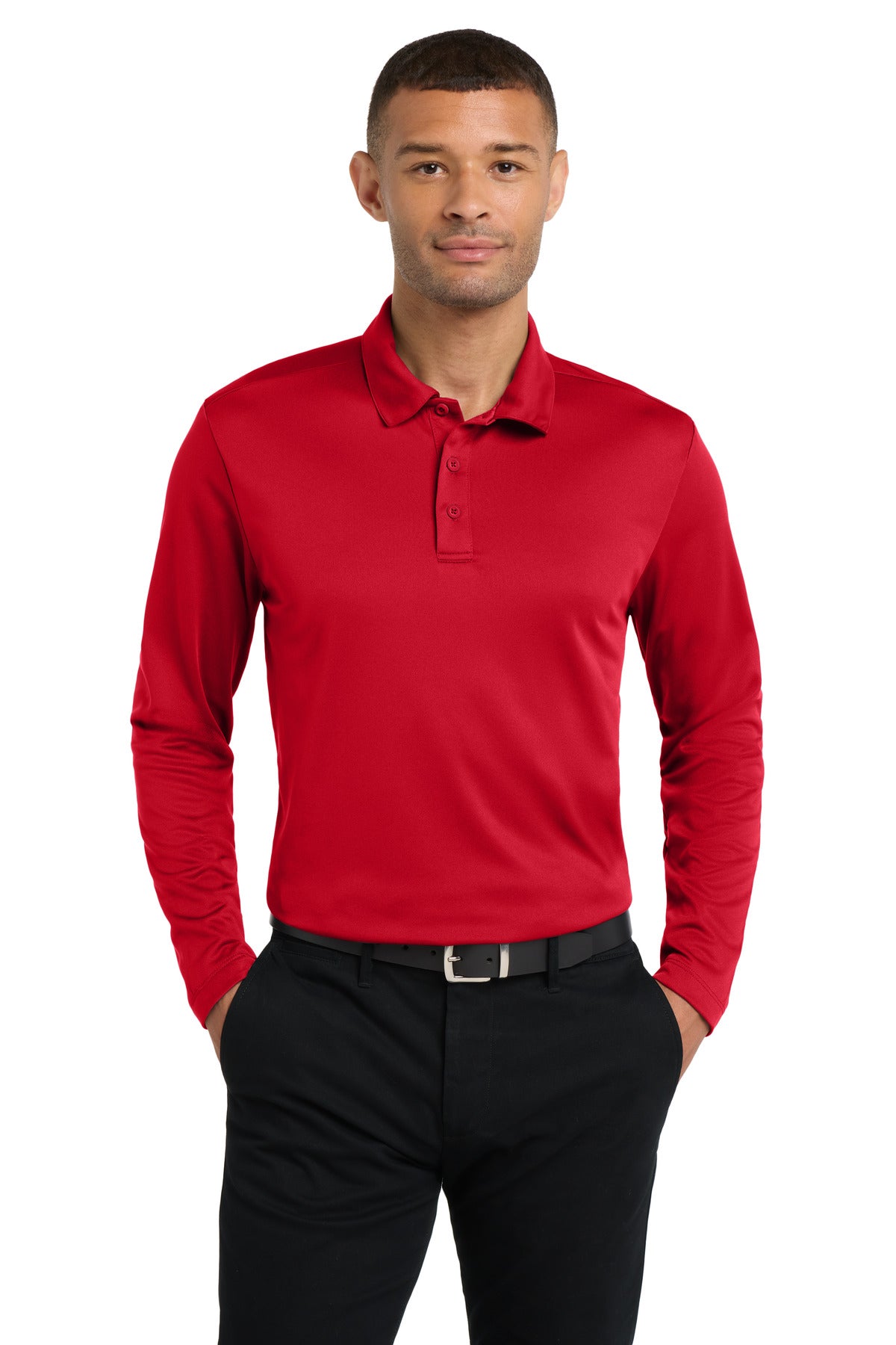 Port Authority ®  Silk Touch™ Performance Long Sleeve Polo. K540LS - Port Authority K540LS