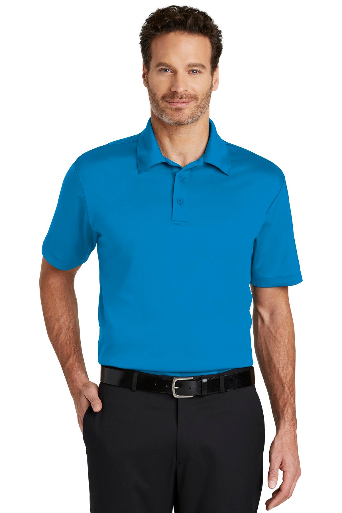 Port Authority ® Silk Touch™ Performance Polo. K540 - Brilliant Blue - Port Authority K540 Polos/Knits Port Authority