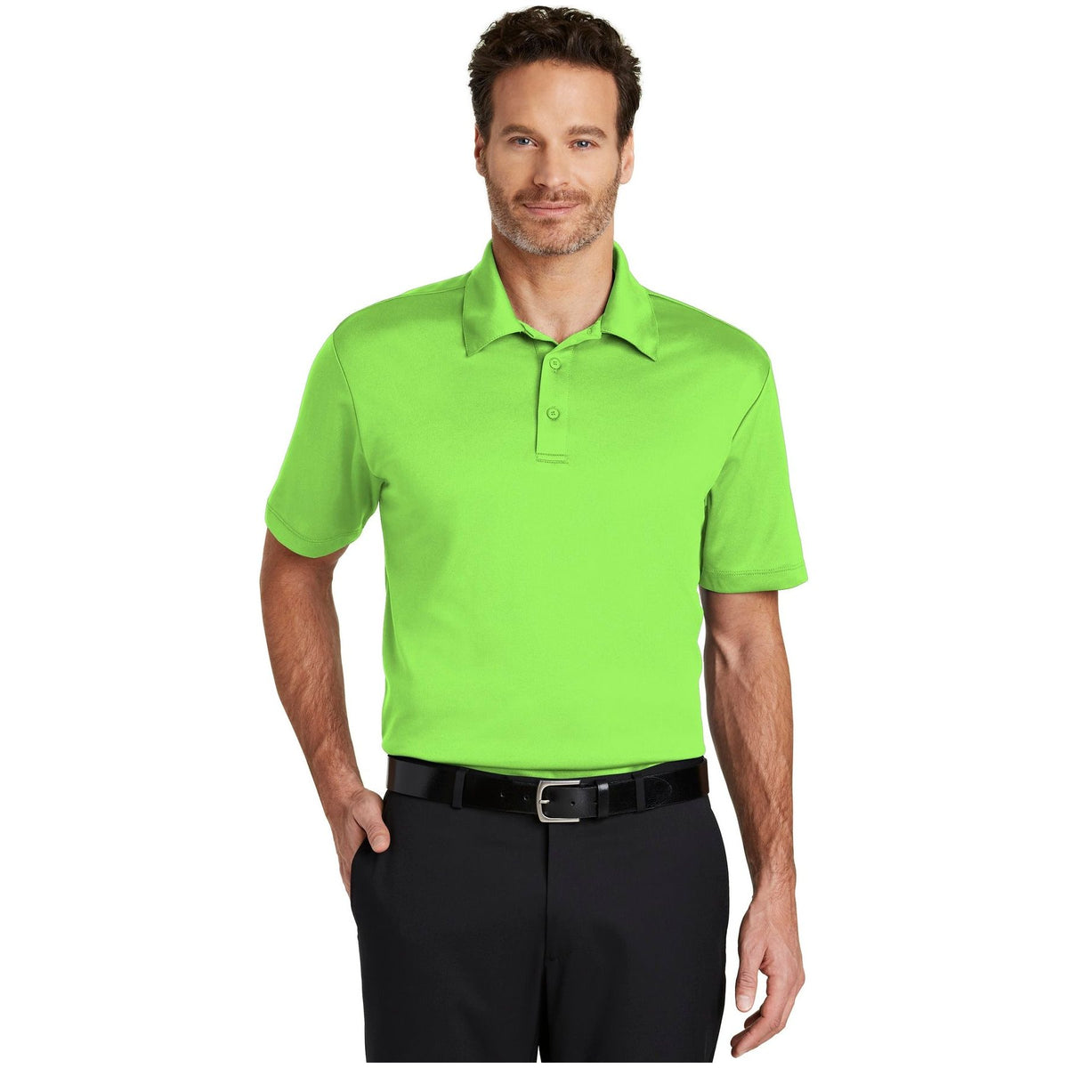 Port Authority ® Silk Touch™ Performance Polo. K540 - Lime - Port Authority K540 Polos/Knits Port Authority