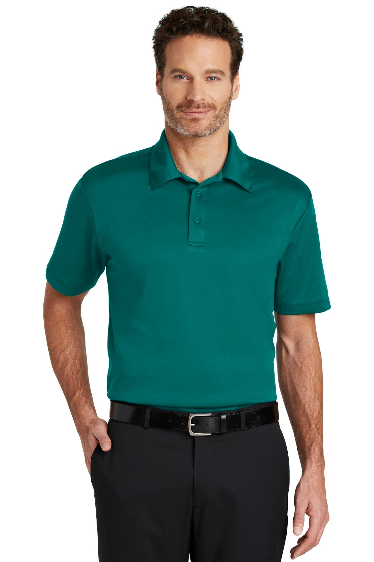 Port Authority ® Silk Touch™ Performance Polo. K540 - Teal Green - Port Authority K540 Polos/Knits Port Authority