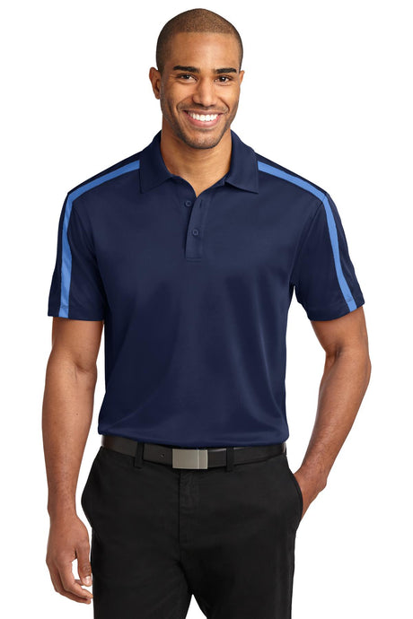 Port Authority K547 Silk Touch Performance Colorblock Stripe Polo