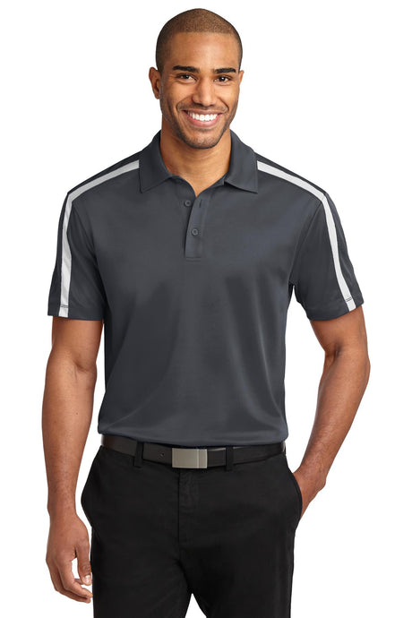 Port Authority K547 Silk Touch Performance Colorblock Stripe Polo