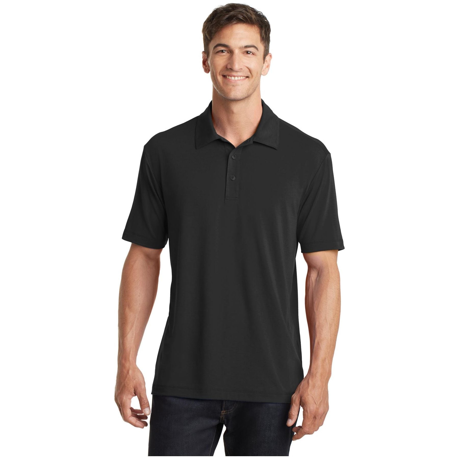 Port Authority ® Cotton Touch ™ Performance Polo. K568 - Port Authority K568 Polos/Knits Port Authority Black XS