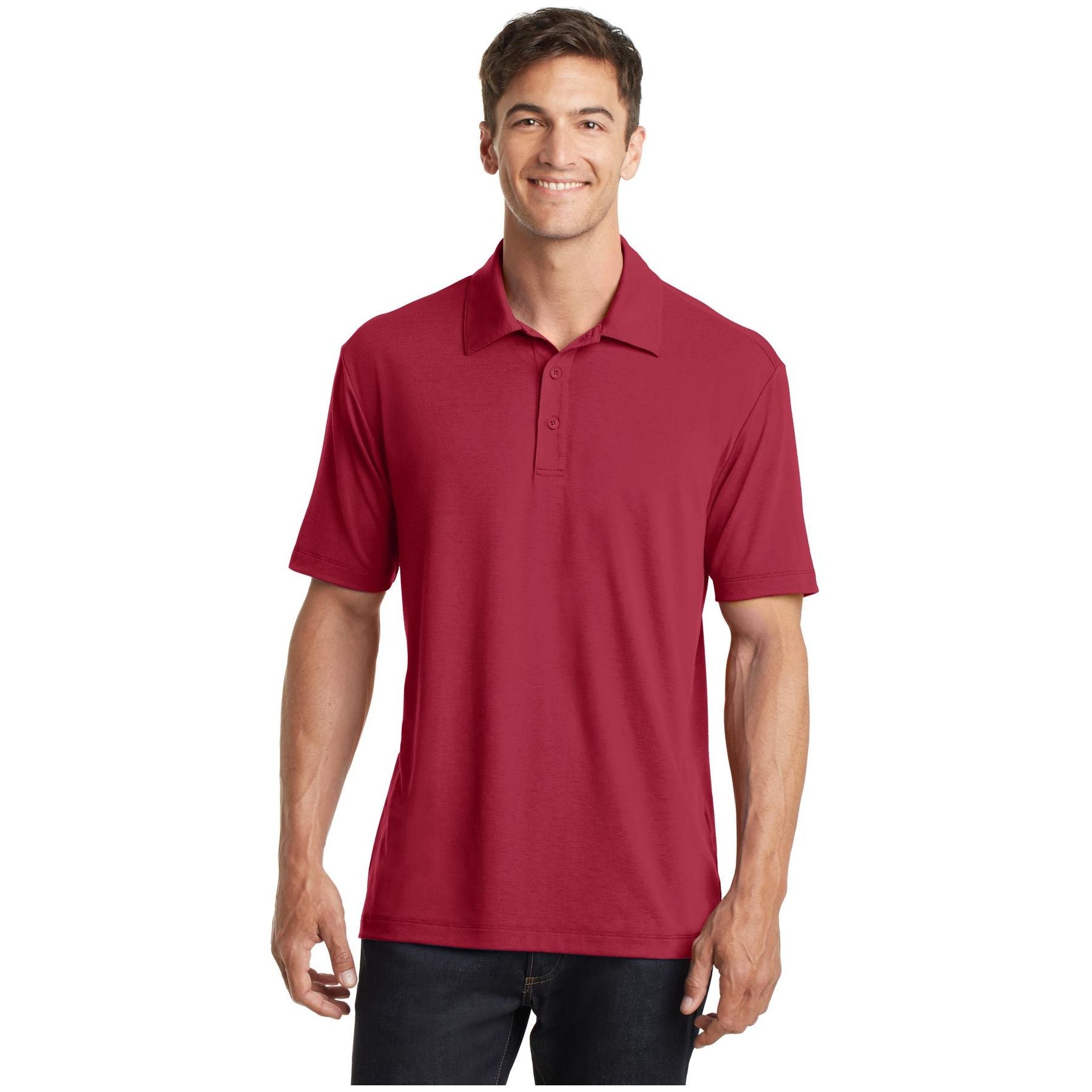 Port Authority ® Cotton Touch ™ Performance Polo. K568 - Port Authority K568 Polos/Knits Port Authority Chili Red XS