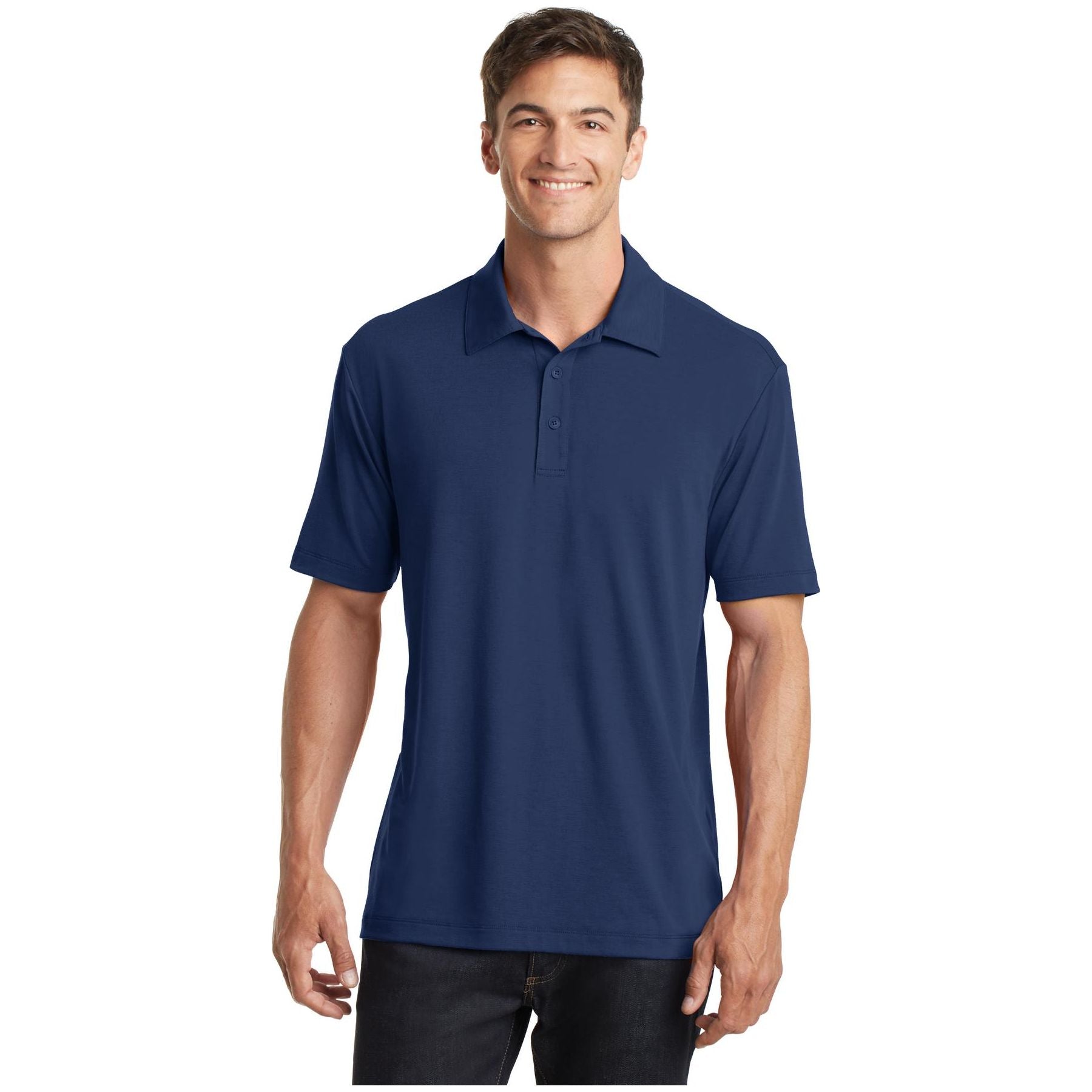 Port Authority ® Cotton Touch ™ Performance Polo. K568 - Port Authority K568 Polos/Knits Port Authority Estate Blue XS