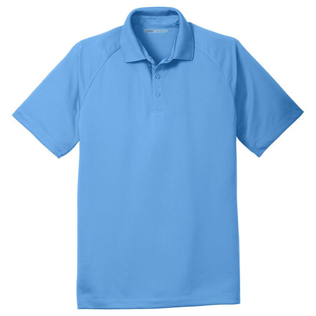 Men's Crossover Raglan Polo Polos/Knits DRI-EQUIP Azure Blue X-Small