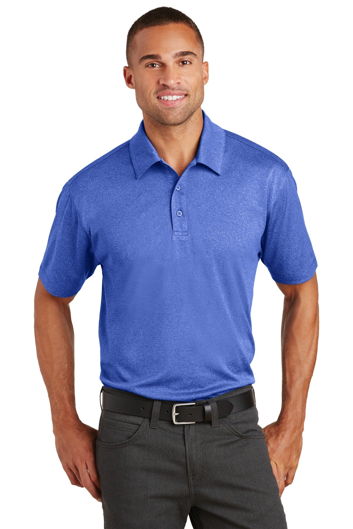 Port Authority K576 Trace Heather Polo | Wholesale