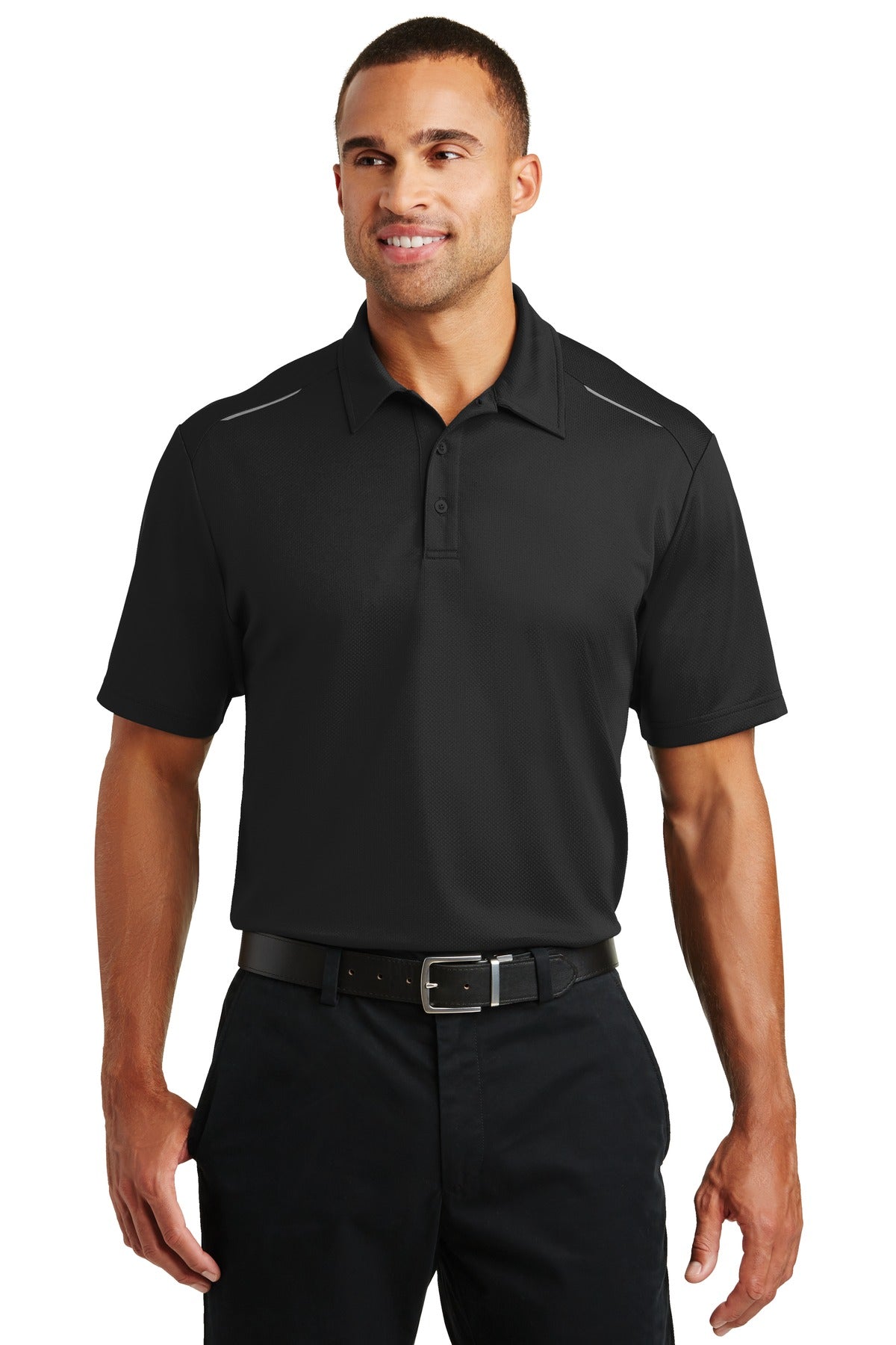 Port Authority K580 Pinpoint Mesh Polo