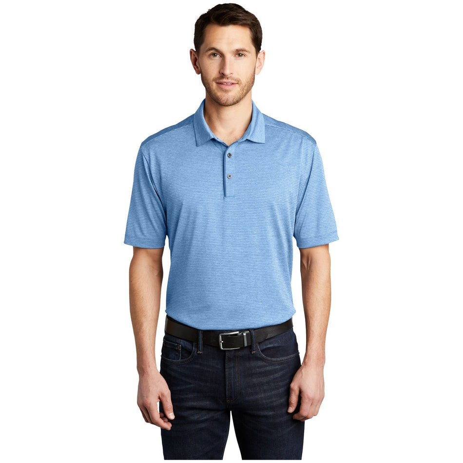 Port Authority ® Shadow Stripe Polo. K585 - Port Authority K585 Polos/Knits Port Authority Carolina Blue XS