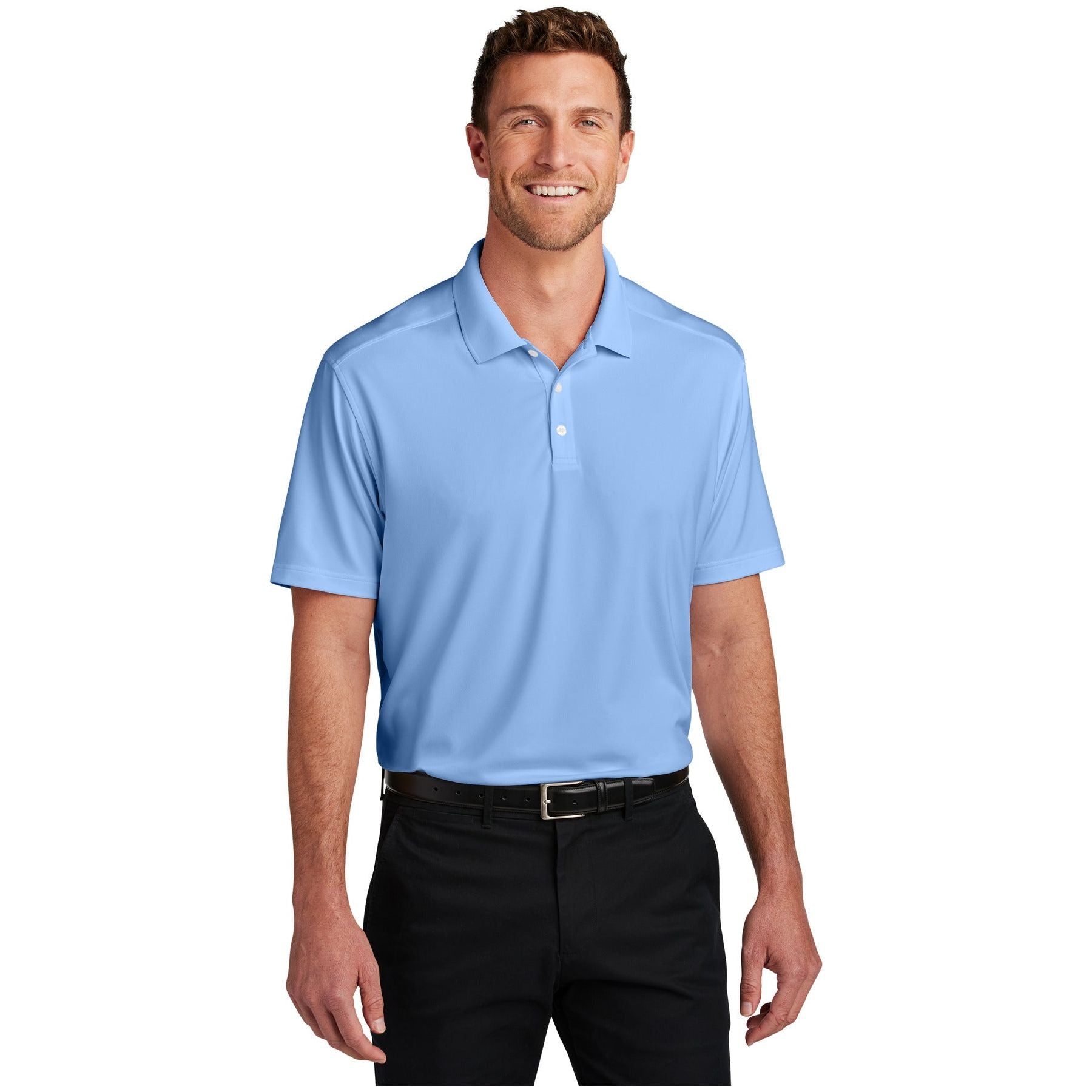 Port Authority ® City Stretch Flat Knit Polo K683 - Port Authority K683 Polos/Knits Port Authority