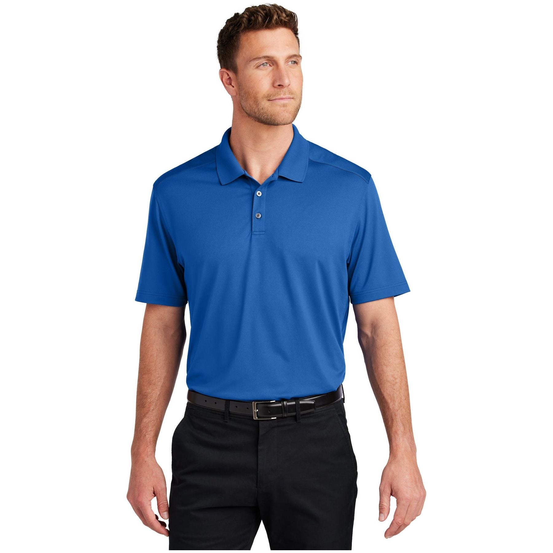 Port Authority ® City Stretch Flat Knit Polo K683 - Port Authority K683 Polos/Knits Port Authority True Blue XS