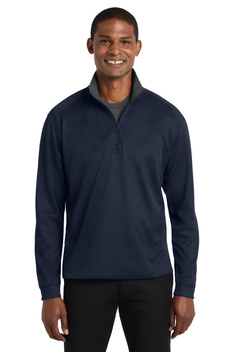 Port Authority K805 Vertical Texture 1/4-Zip Pullover