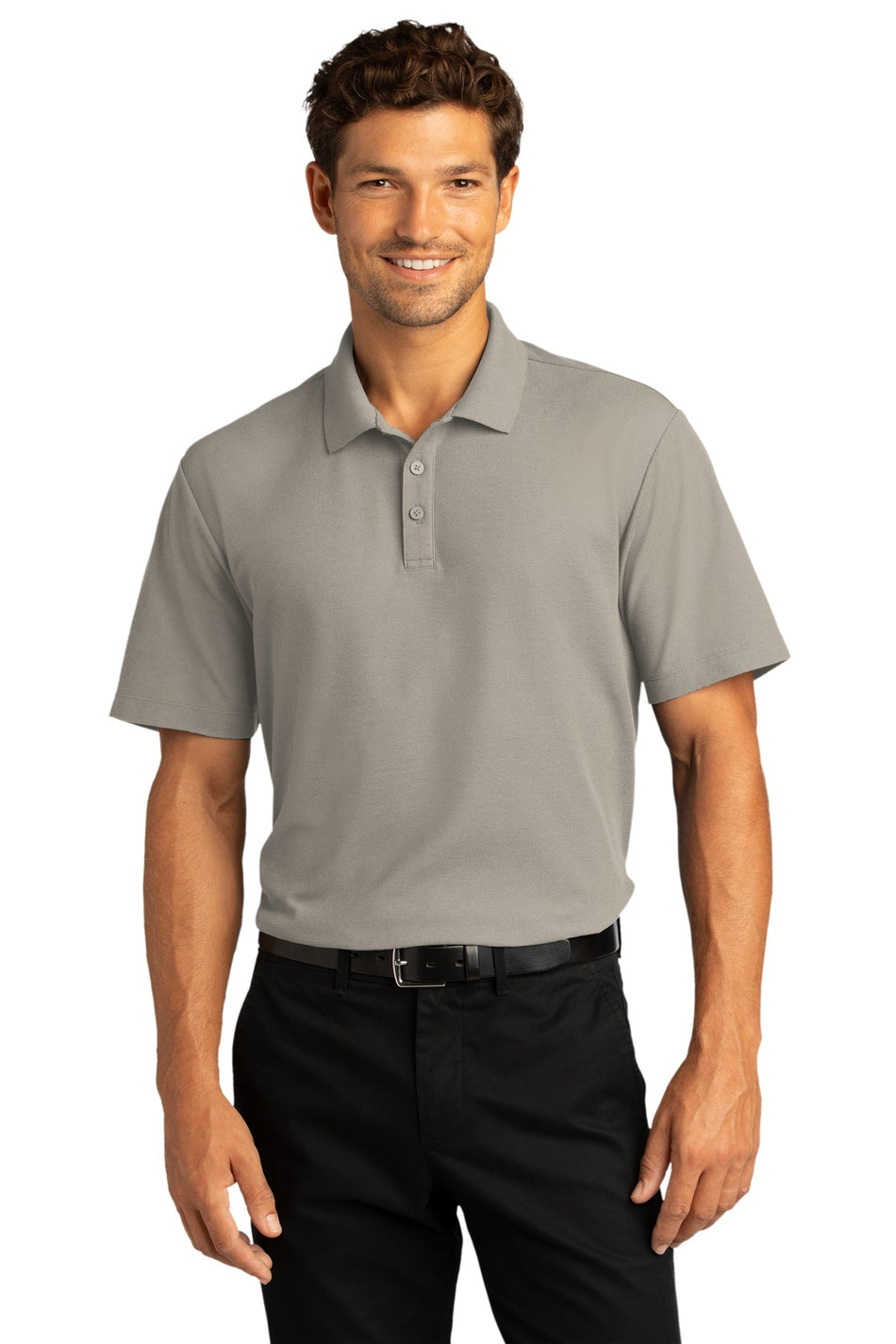 Port Authority  ®  SuperPro React  ™  Polo. K810 - Gusty Grey - Port Authority K810