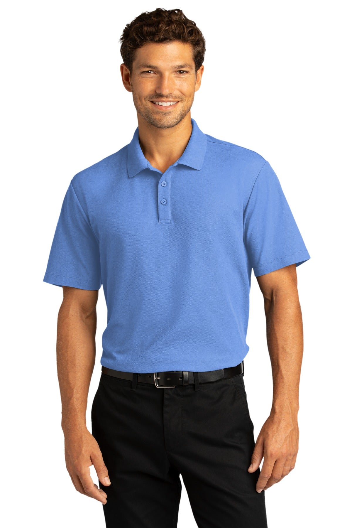 Port Authority ® SuperPro React ™ Polo. K810 - Ultramarine Blue - Port Authority K810 Polos/Knits Port Authority