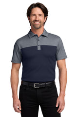 Port Authority K831 Fine Pique Blend Blocked Polo