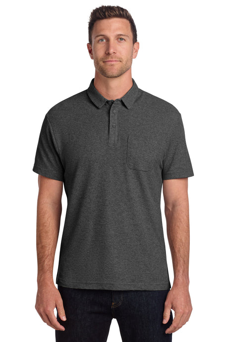Port Authority K868 C-FREE Cotton Blend Pique Pocket Polo Wholesale Blank