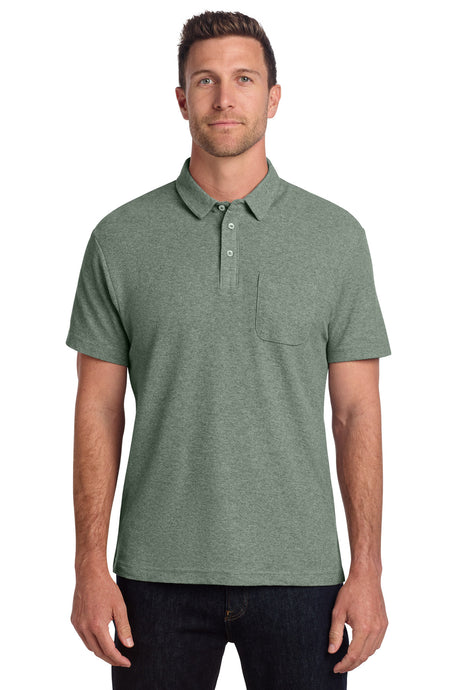Port Authority K868 C-FREE Cotton Blend Pique Pocket Polo Wholesale Blank