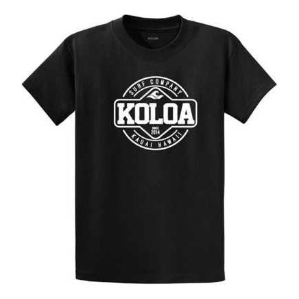 Koloa Surf Co. Kauai Hawaii Logo Cotton T-Shirts in Regular Big & Tall Koloa Surf Company Mens Apparel