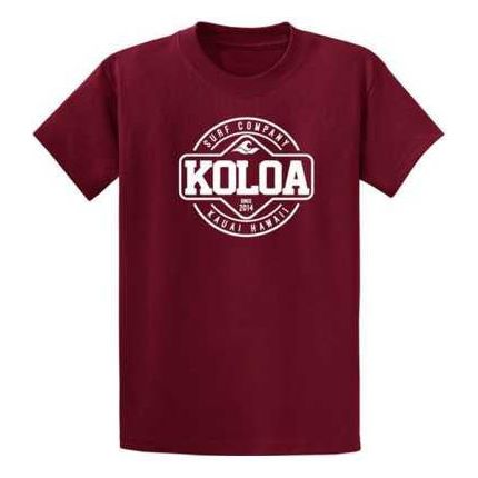 Koloa Surf Co. Kauai Hawaii Logo Cotton T-Shirts in Regular Big & Tall Koloa Surf Company Mens Apparel