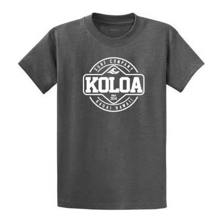 Koloa Surf Co. Kauai Hawaii Logo Cotton T-Shirts in Regular Big & Tall Koloa Surf Company Mens Apparel