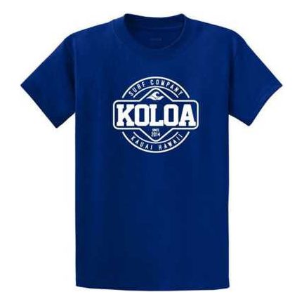 Koloa Surf Co. Kauai Hawaii Logo Cotton T-Shirts in Regular Big & Tall Koloa Surf Company Mens Apparel