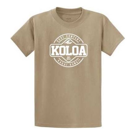 Koloa Surf Co. Kauai Hawaii Logo Cotton T-Shirts in Regular Big & Tall Koloa Surf Company Mens Apparel