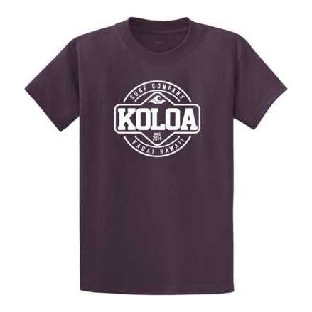 Koloa Surf Co. Kauai Hawaii Logo Cotton T-Shirts in Regular Big & Tall Koloa Surf Company Mens Apparel