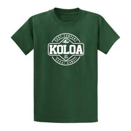 Koloa Surf Co. Kauai Hawaii Logo Cotton T-Shirts in Regular Big & Tall Koloa Surf Company Mens Apparel