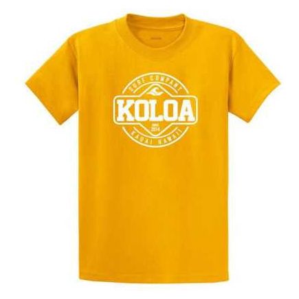 Koloa Surf Co. Kauai Hawaii Logo Cotton T-Shirts in Regular Big & Tall Koloa Surf Company Mens Apparel